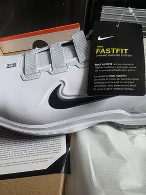 Nike Tiger Woods TW71 Fast Fit Golf Cleats Shoes White